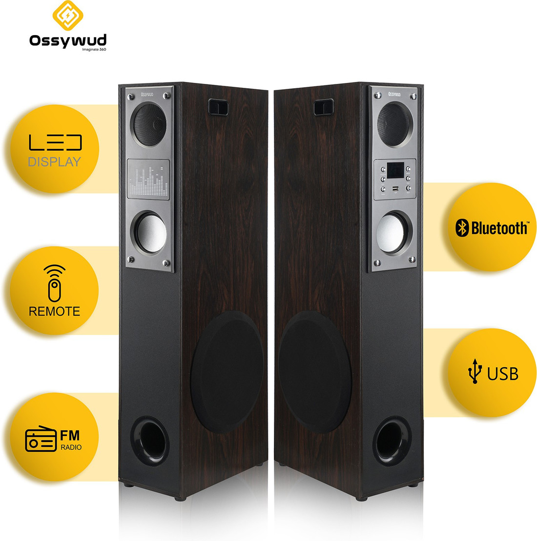 Buy Ossywud OST8BTMUF 60 W Bluetooth Tower Speaker Online from