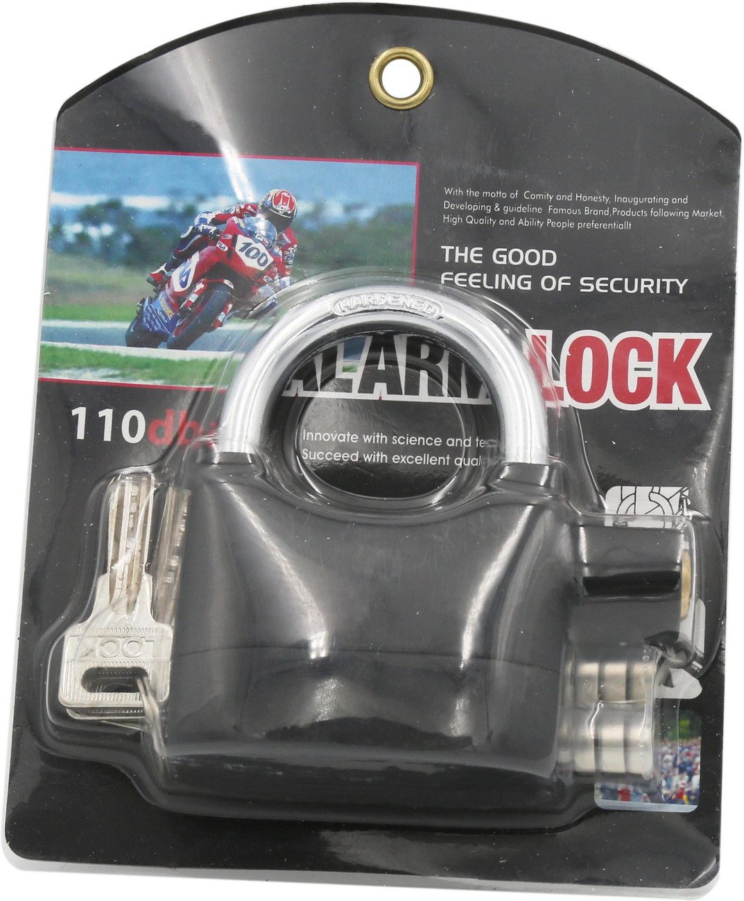 Padlock discount for motorcycle