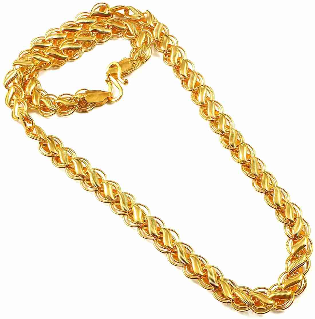 LABHUBAMON New style new year gold chain for man and boy Gold