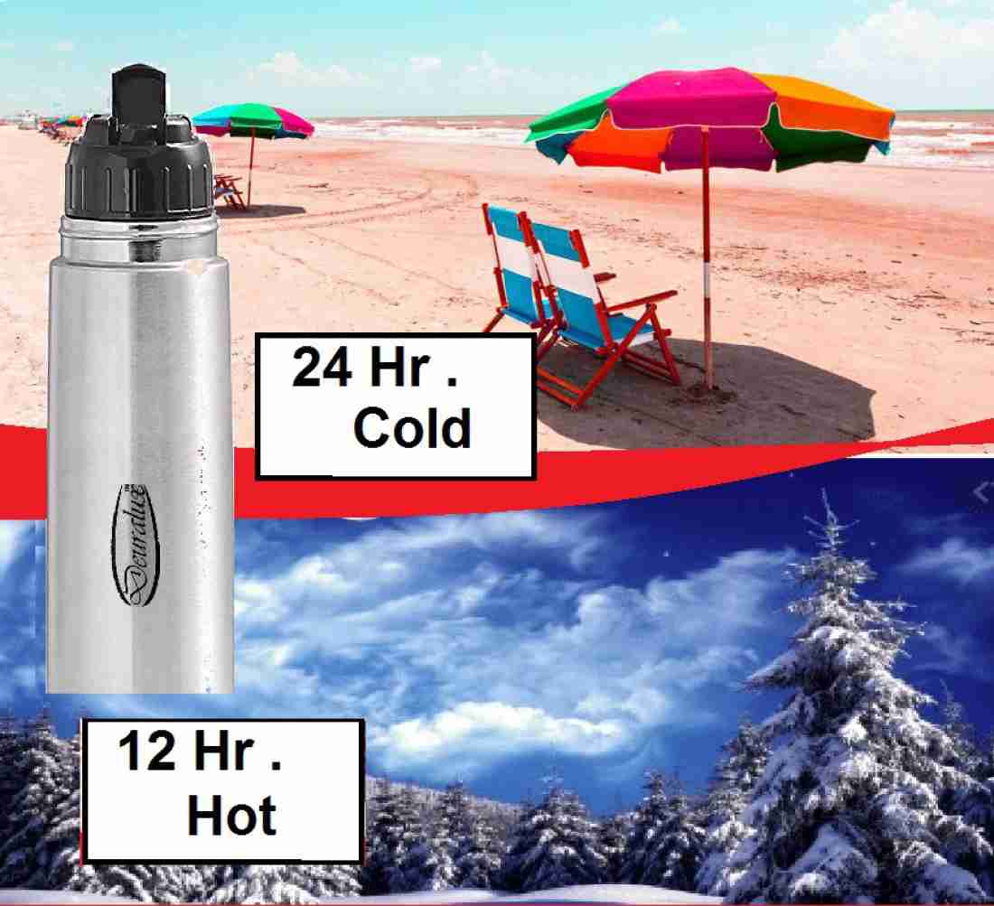 Stainless Steel Heavy-Duty Thermos Vacuum Bottle - Flask - 1000 ml - H –  Kalamala