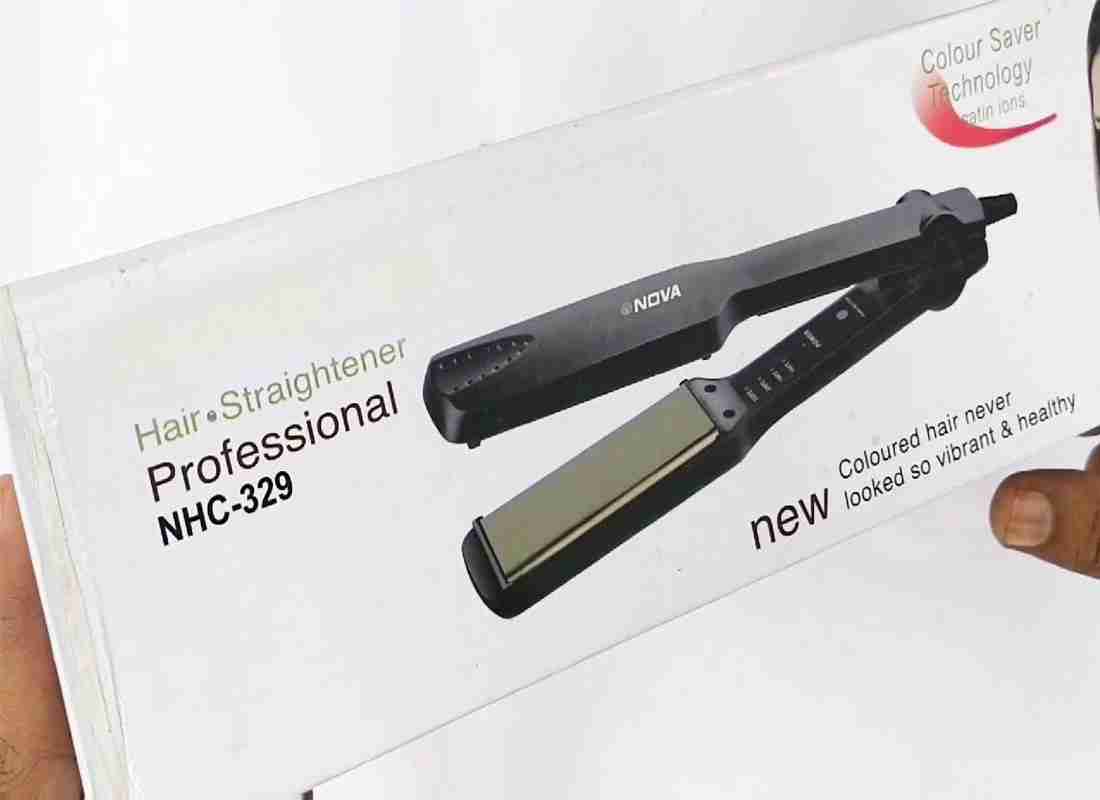 Nova hair 2025 straightener nhc 329