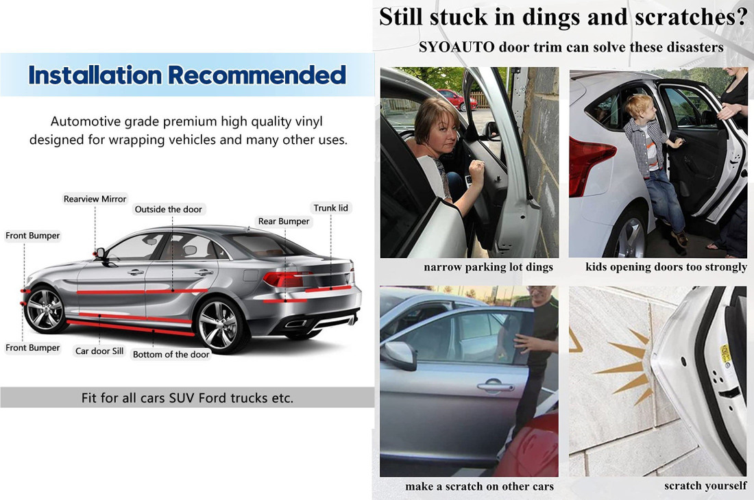 Outside car door clearance protector