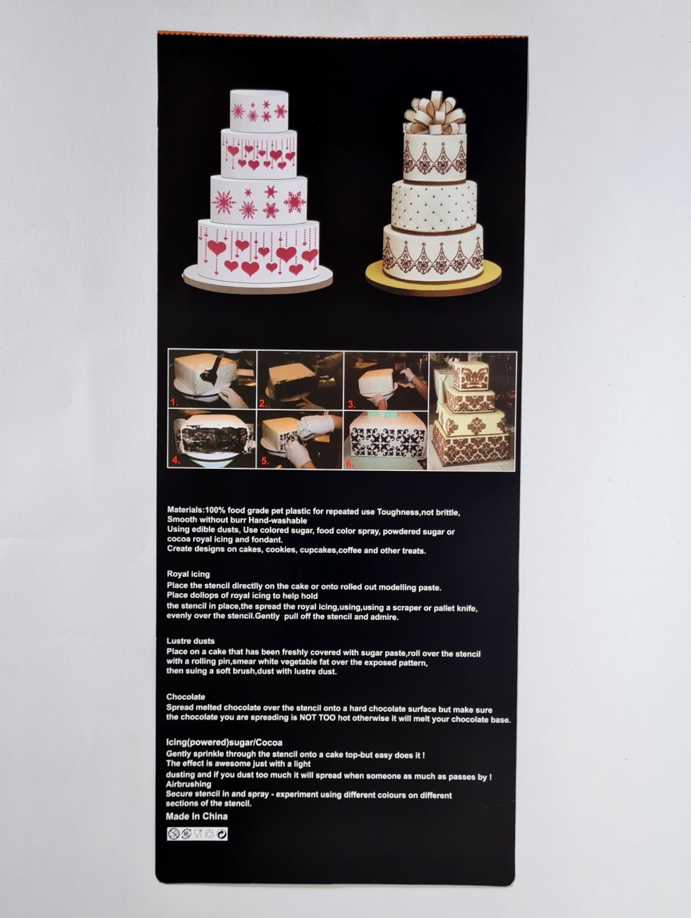 Bakewareind Regular Stencil, Cake Side Stencil, Cake Top Stencil Price in  India - Buy Bakewareind Regular Stencil, Cake Side Stencil, Cake Top Stencil  online at