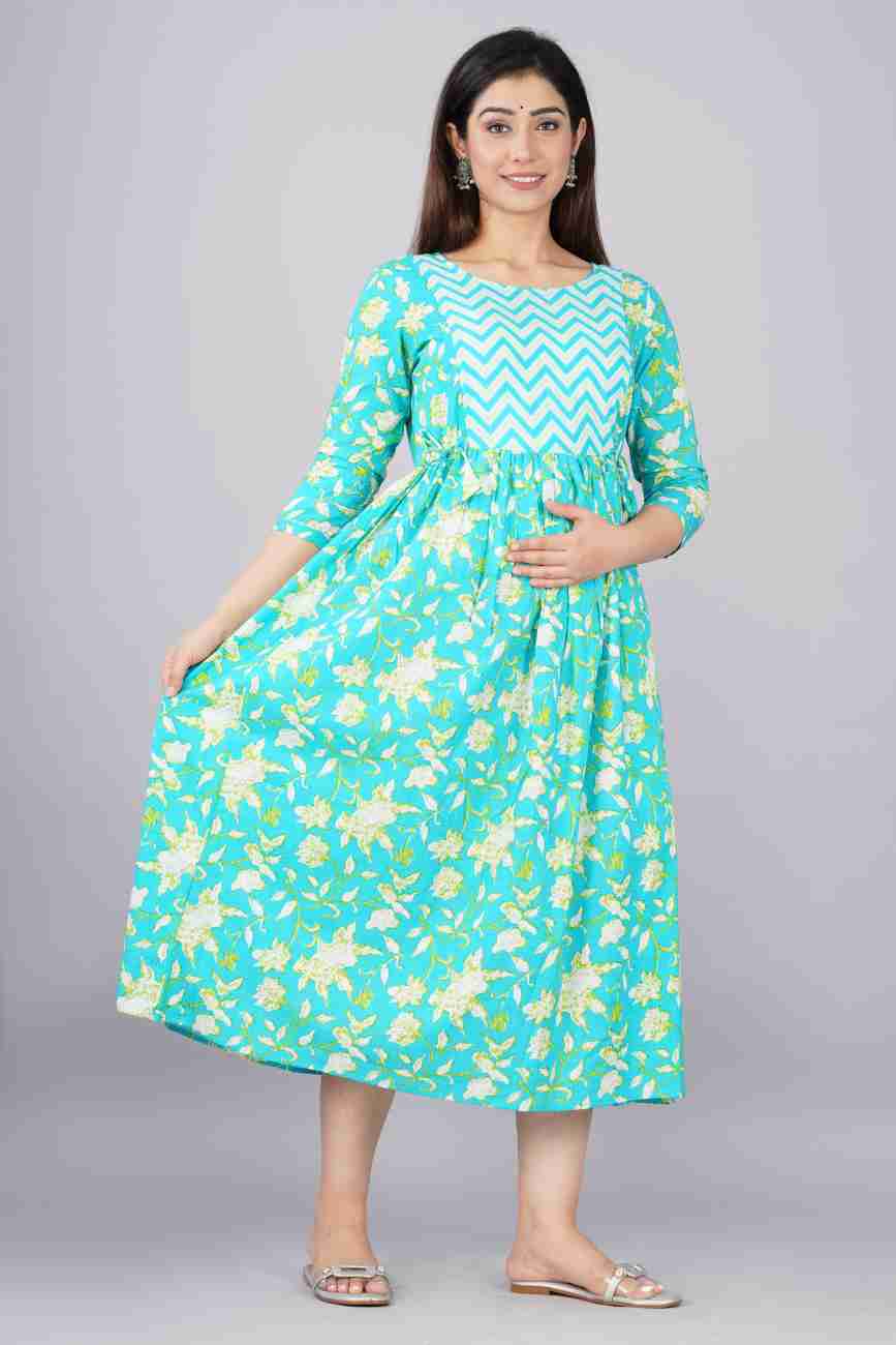 Radhe Fashion Women Floral Print Gown Kurta - Buy Radhe Fashion Women  Floral Print Gown Kurta Online at Best Prices in India