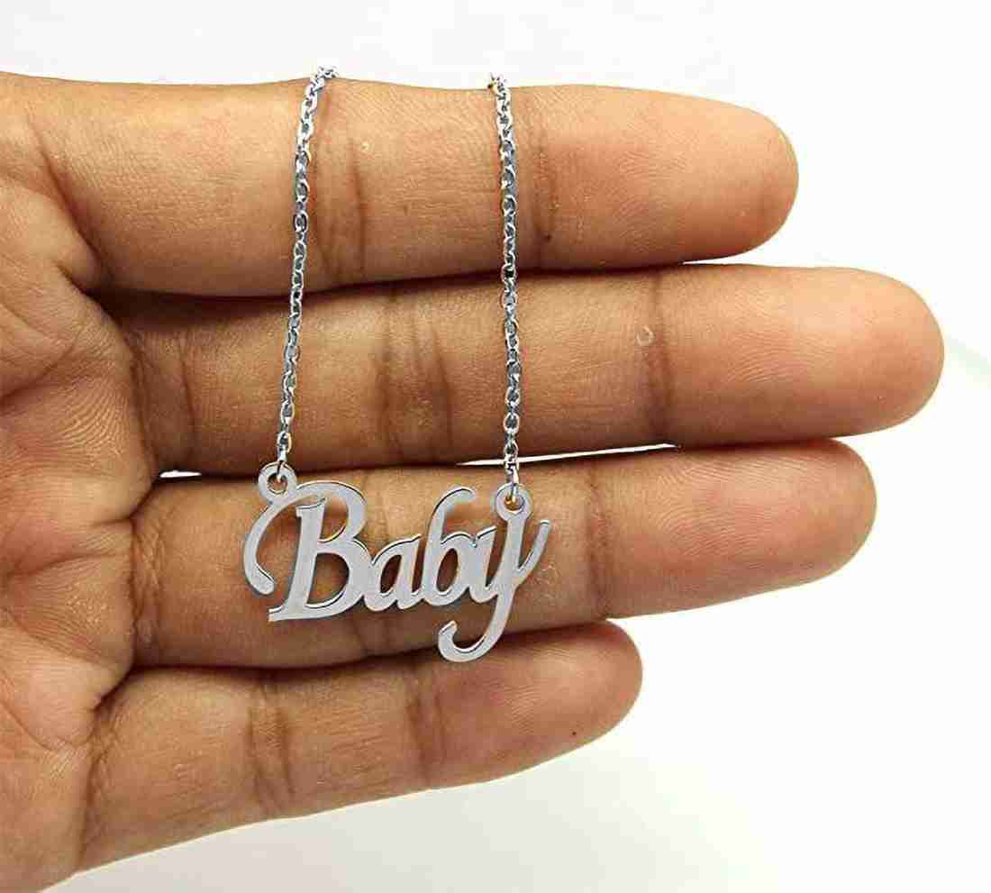 Baby on sale name locket