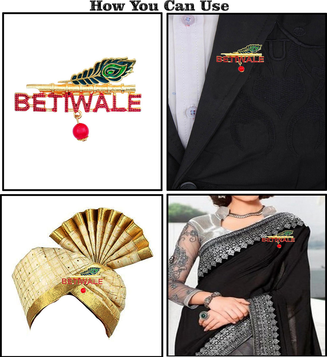 Brooch wali hot sale saree