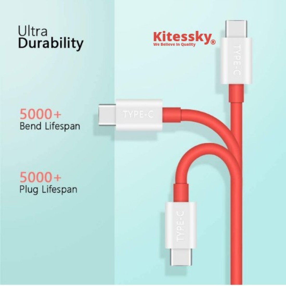 iSeekerKit Cable USB tipo C corto, paquete de 3 cargadores USB-C de 1.5  pies/1.6 ft, cable de carga rápida trenzado de nailon 3A, compatible con