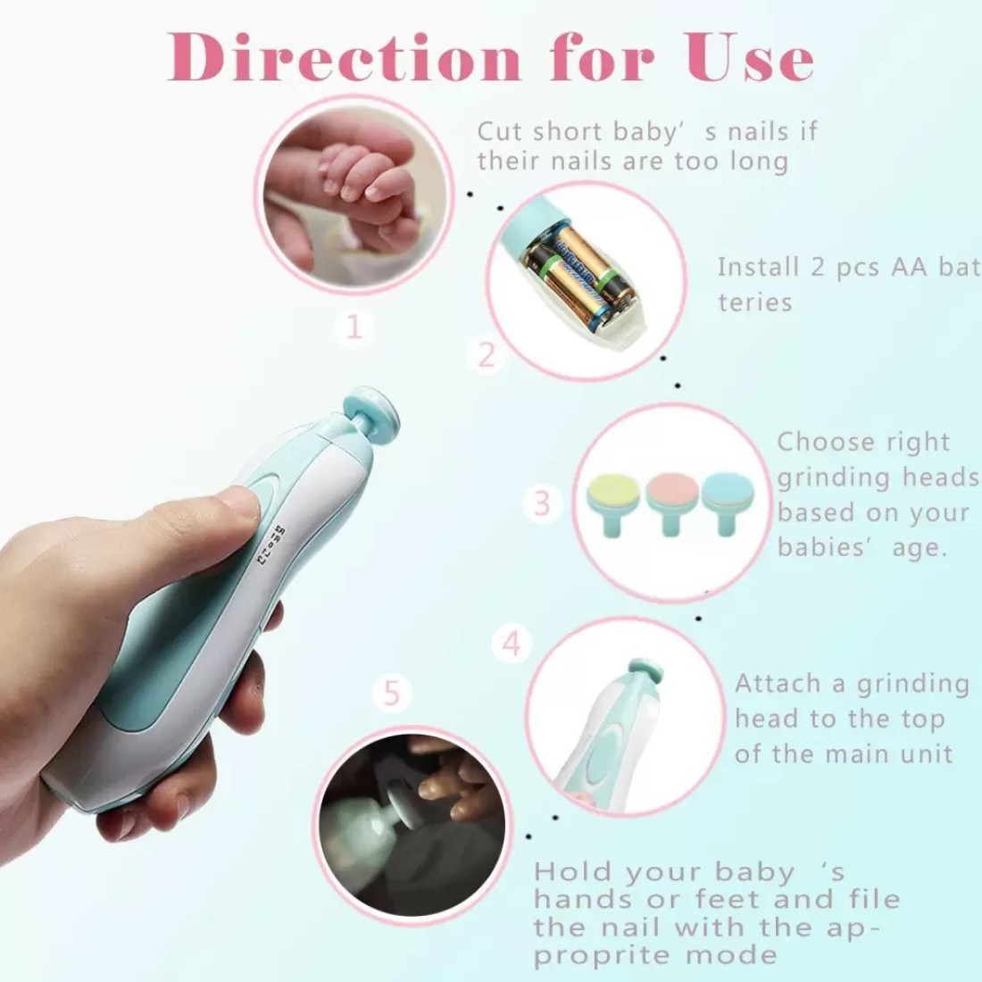 PCD Electric Nail Clipper, Assorted Color Online at Best Price | Other  Accessories | Lulu UAE