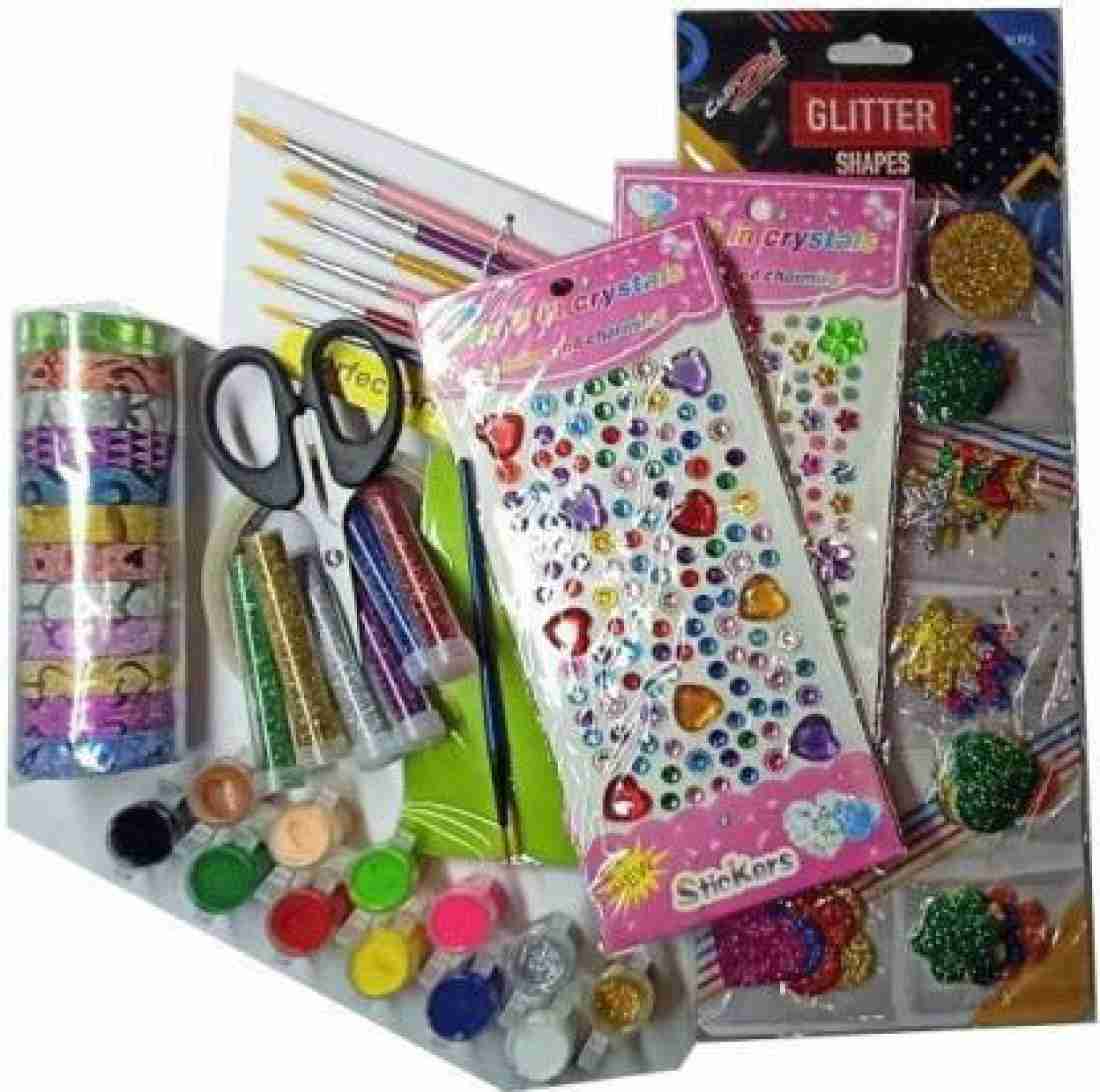 Craftwings Mega Art & Craft Kit, DIY Craft Kit for Girls & Boys, 35 Items in