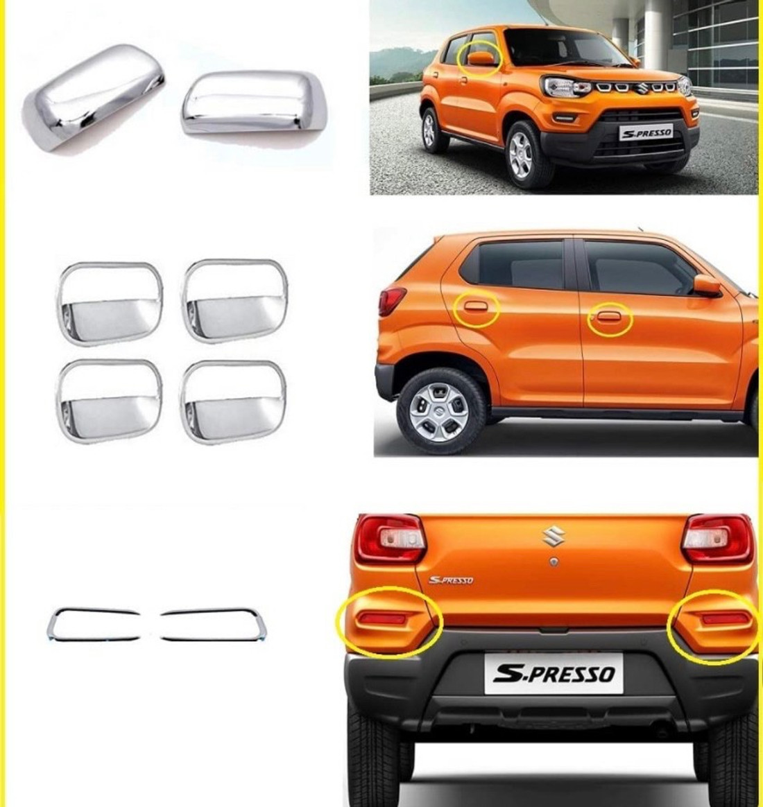 S presso car on sale accessories