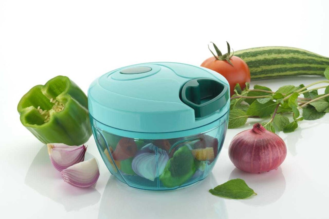 AGARO Ninja Vegetable & Fruit Hand Mini Chopper with 3 Blades