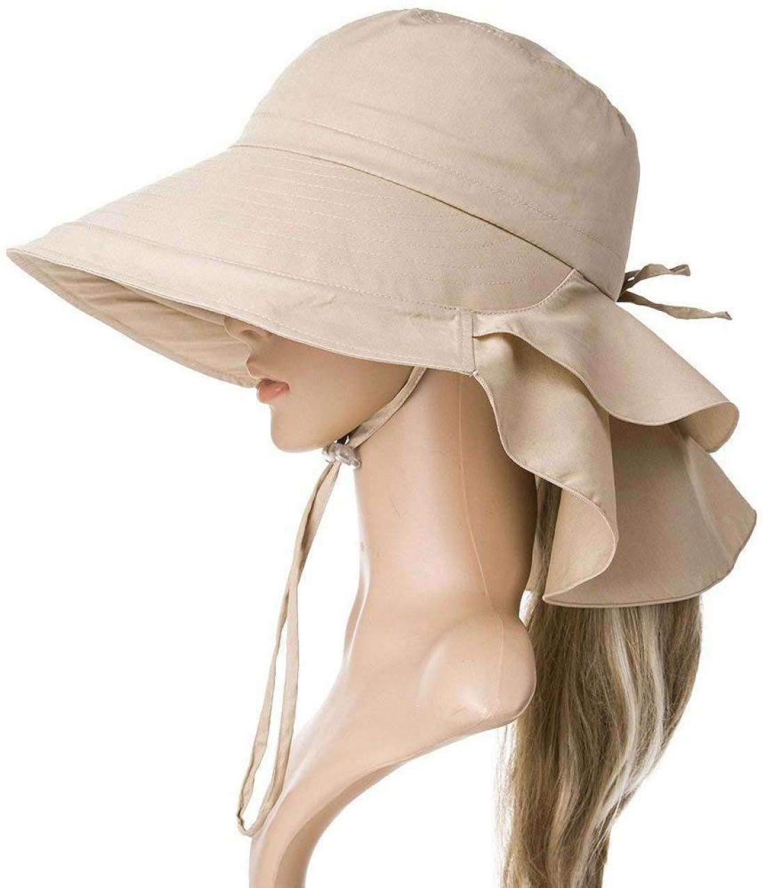 gustave Women Sun Wide Brim UV Protection Fishing Hat Foldable