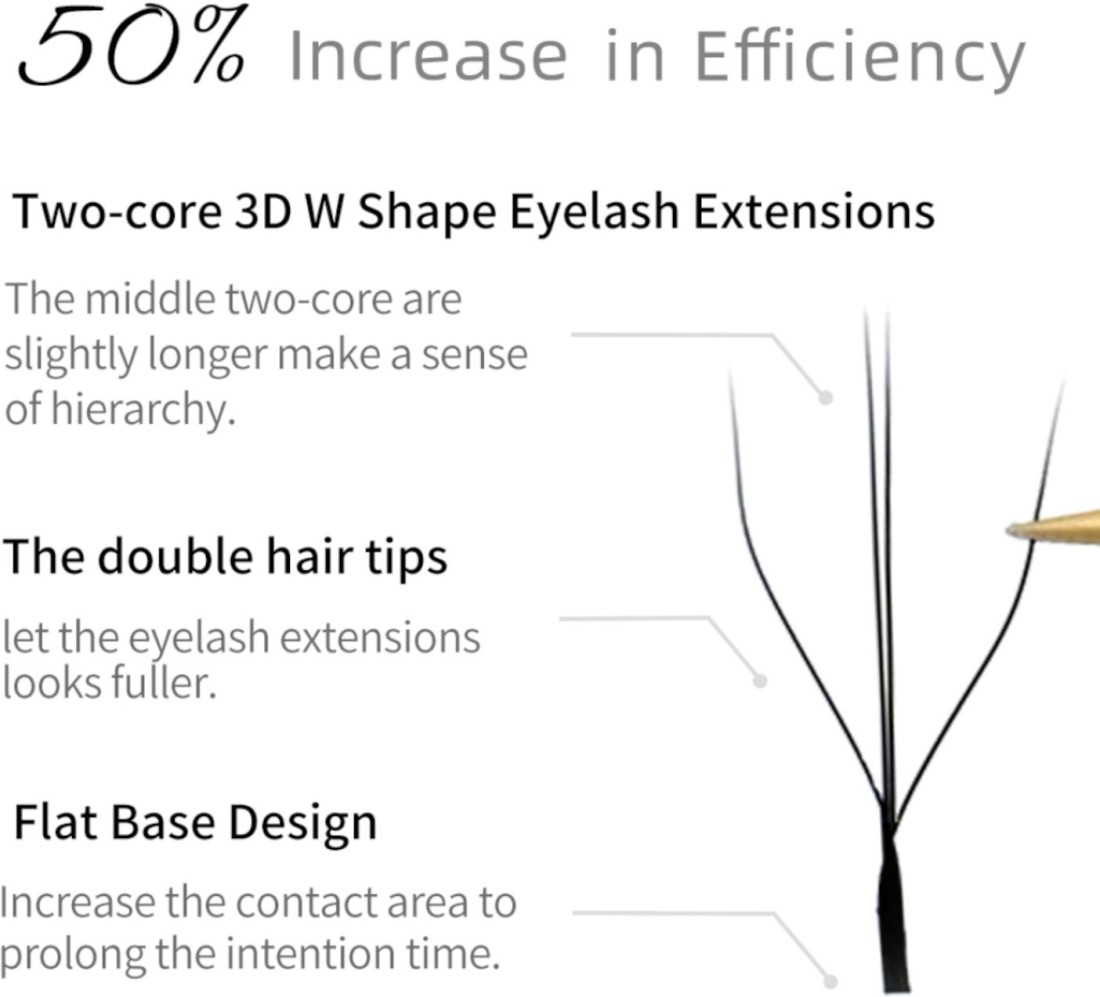 Nagaraku W Eyelash Extension 3D Two-Core Volume 0.07mm D Curl 11mm Matte  Black Eye Lashes - Price in India, Buy Nagaraku W Eyelash Extension 3D  Two-Core Volume 0.07mm D Curl 11mm Matte