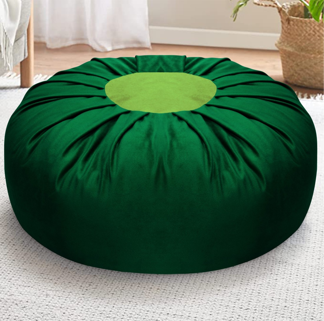 Hiputee Velvet Floor Seating Cushion Shredded Foam Filling Pillow Living  Room Decor Dark Green-Light Green Floor Chair Price in India - Buy Hiputee  Velvet Floor Seating Cushion Shredded Foam Filling Pillow Living