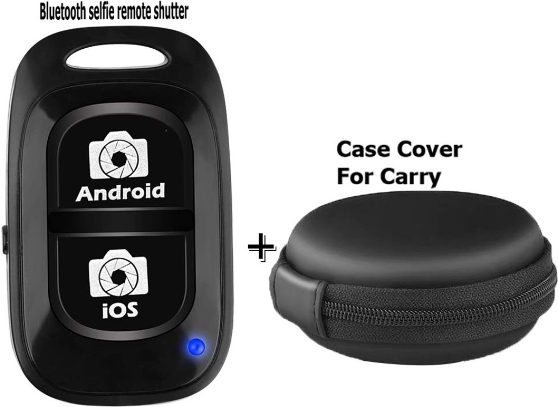 BUFONA Self-Timer Camera Selfie Video Shutter Bluetooth Remote Control  +Carry Pouch Camera Remote Control - BUFONA : Flipkart.com