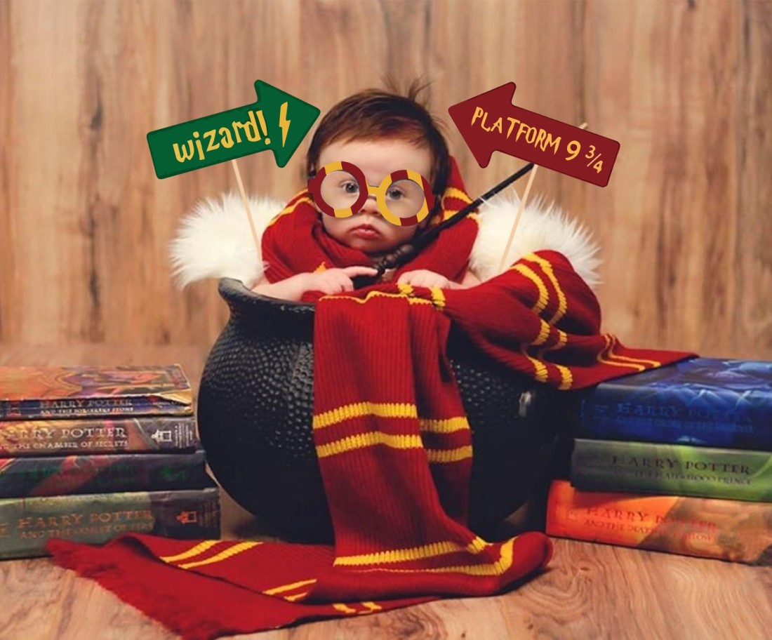 harry potter photo booth props