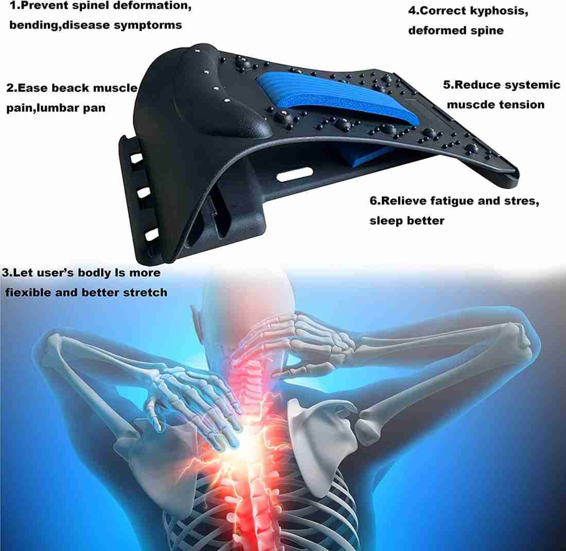 E VYAPAR KENDRA 4 LEVEL Neck Stretcher for Neck Pain Relief