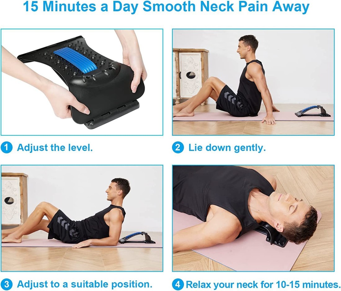 E VYAPAR KENDRA 4 LEVEL Neck Stretcher for Neck Pain Relief