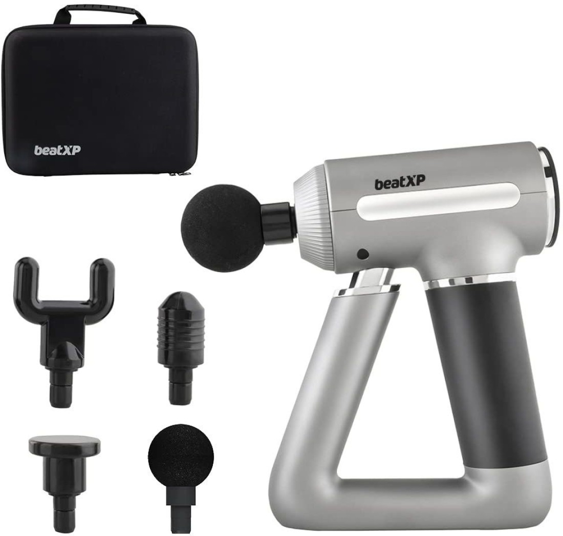 beatXP Bolt Go Massage Gun Touch Display- Percussion Gun Back