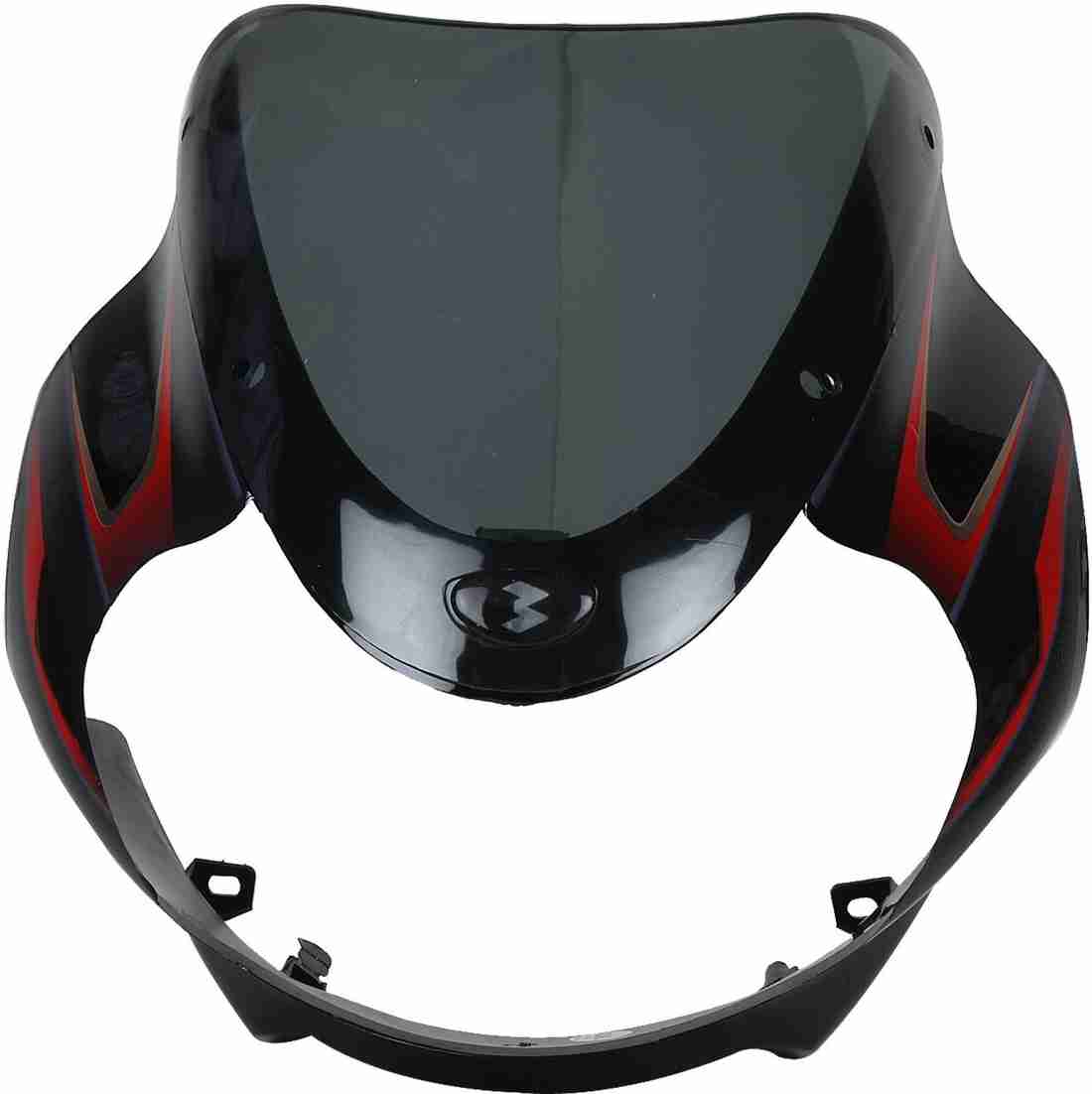 plutoauto Headlight Visor with Glass for Bajaj Discover 125 135 CC