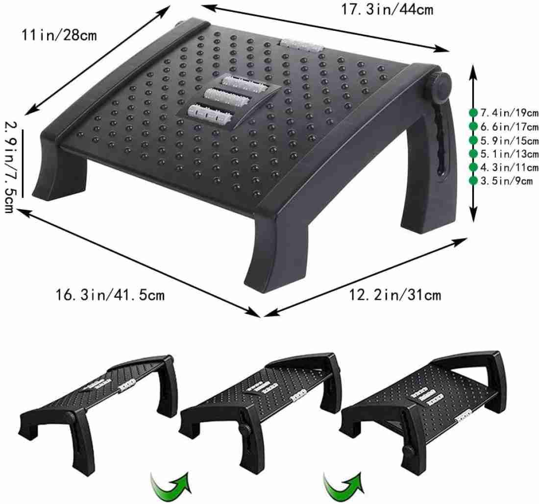 Abhsant Adjustable Height Foot Rest Under Desk at Work,6 Height Sturdy Office  Footrest Foot Rest Price in India - Buy Abhsant Adjustable Height Foot Rest  Under Desk at Work,6 Height Sturdy Office