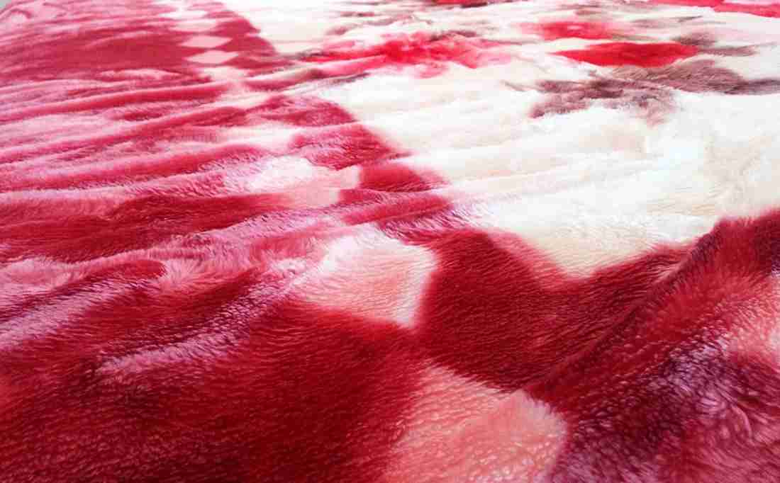 VKT Premium Extra Soft 2ply double bed Korean Mink Blanket 7.8 ft