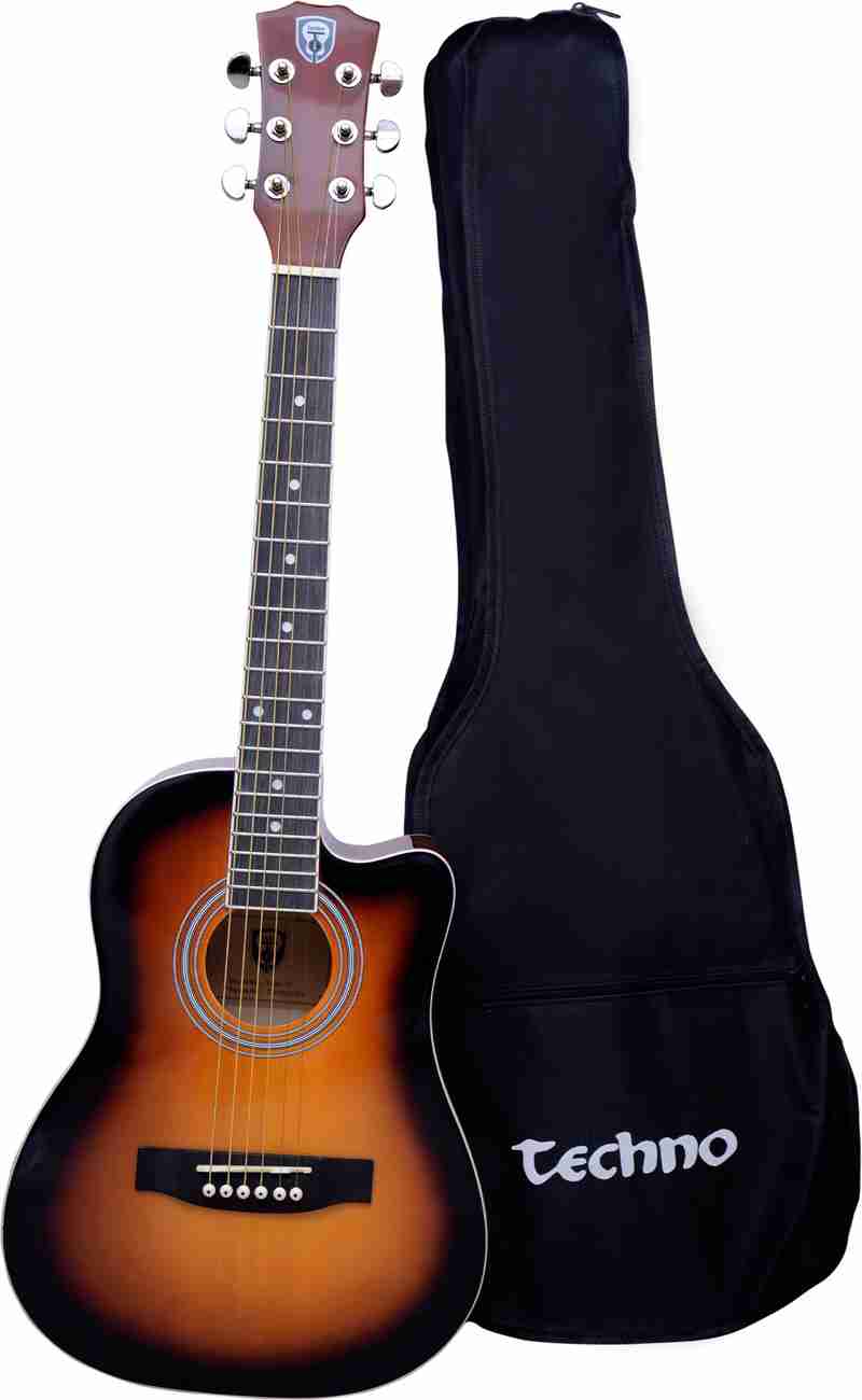 Techno Junior Guitar TM 34 Acoustic Guitar Basswood Rosewood Right