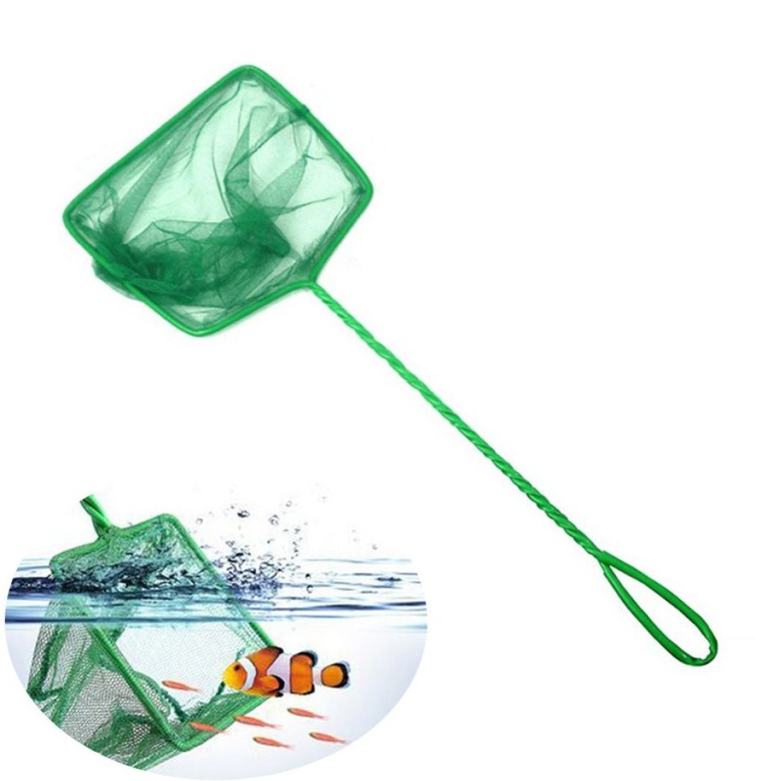 HOIVA PACK OF 3 Long Handle Aquarium Fish Tank Fishing Net Green Landing  Net 5 INCH Aquarium Fish Net Price in India - Buy HOIVA PACK OF 3 Long  Handle Aquarium Fish