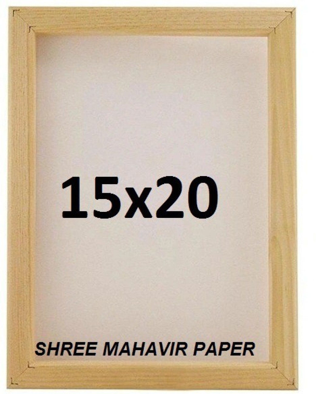 SHREE MAHAVIR PAPER Wooden Screen Printing Frame Size 4*6 With Mesh -  Wooden Screen Printing Frame Size 4*6 With Mesh . shop for SHREE MAHAVIR  PAPER products in India.