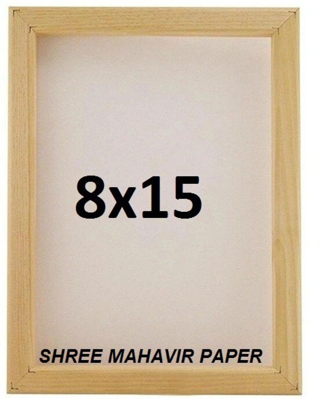 SHREE MAHAVIR PAPER Wooden Screen Printing Frame Size 4*6 With Mesh -  Wooden Screen Printing Frame Size 4*6 With Mesh . shop for SHREE MAHAVIR  PAPER products in India.