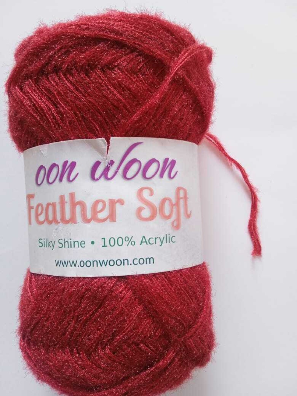 Oon Woon Feather Soft Knitting Yarn Wool for Knitting, Hand