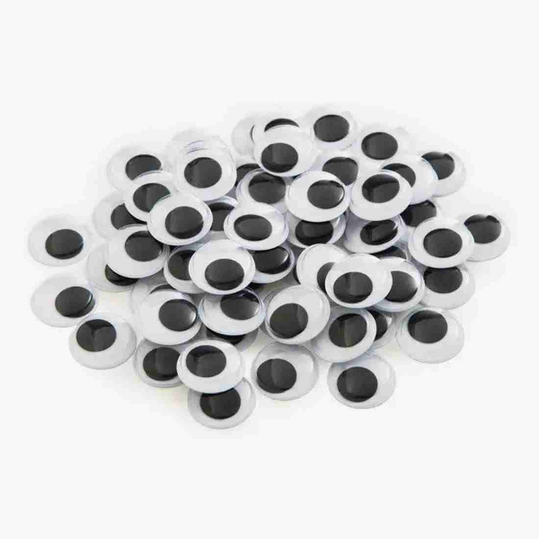 7mm Craft Eyes Small Wiggle Eyes 7mm Paste-on 20 Pieces/pkg