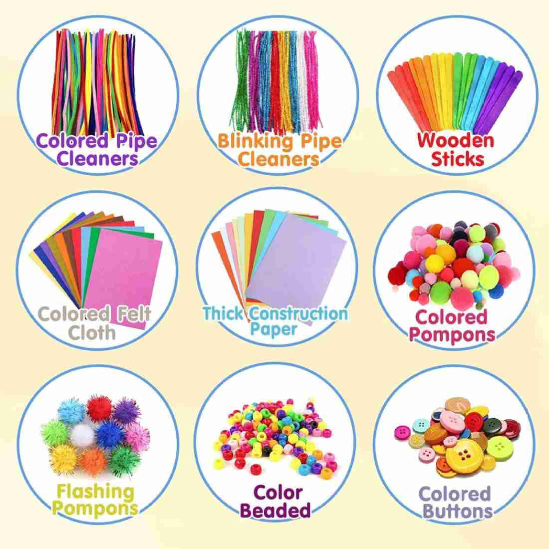  Arts and Crafts Supplies for Kids, Craft Art Supply
