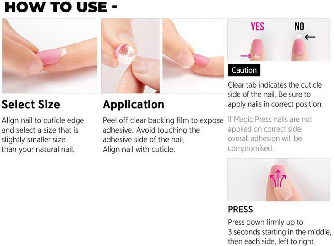 Nails Extension Press On Nails Fake French Style Nails 24 Pcs Nail Kit Glue  on False Nails for Women Girl