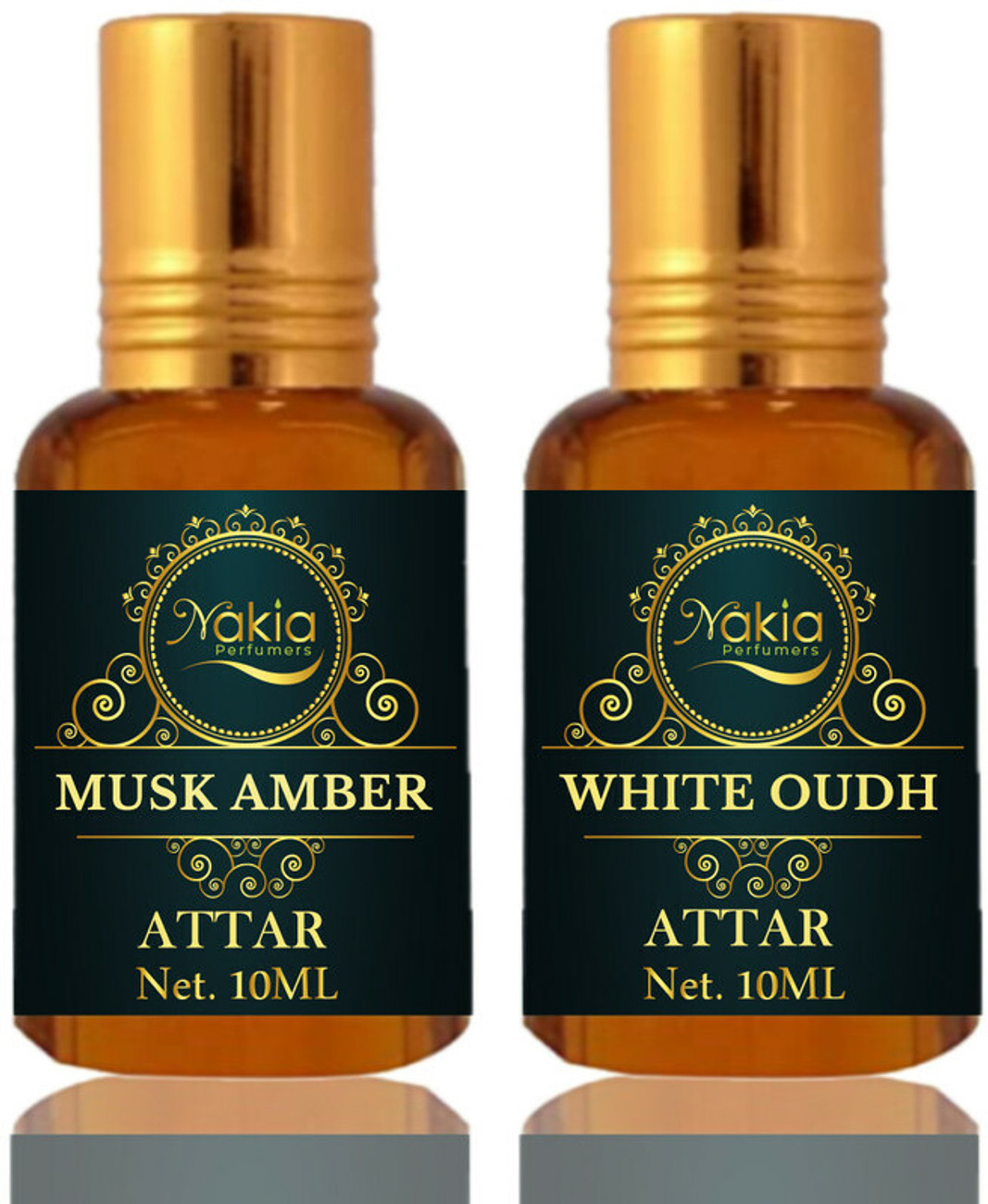 Nakia Musk Amber Attar White Oudh Attar Roll on Perfume Oil For