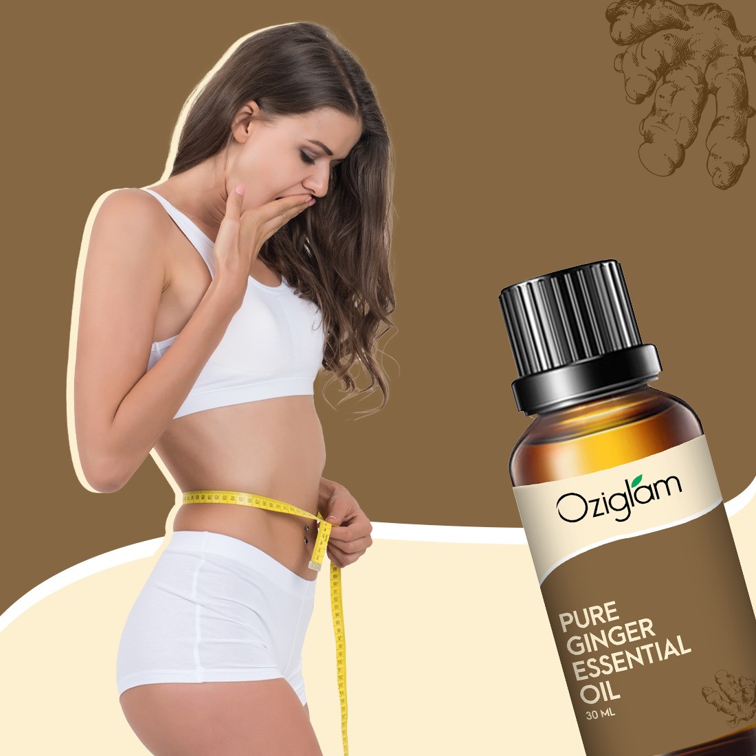 Oziglam Fat Burning Drainage Ginger Belly Drainage Ginger Slim Oil Men &  Women Price in India - Buy Oziglam Fat Burning Drainage Ginger Belly  Drainage Ginger Slim Oil Men & Women online