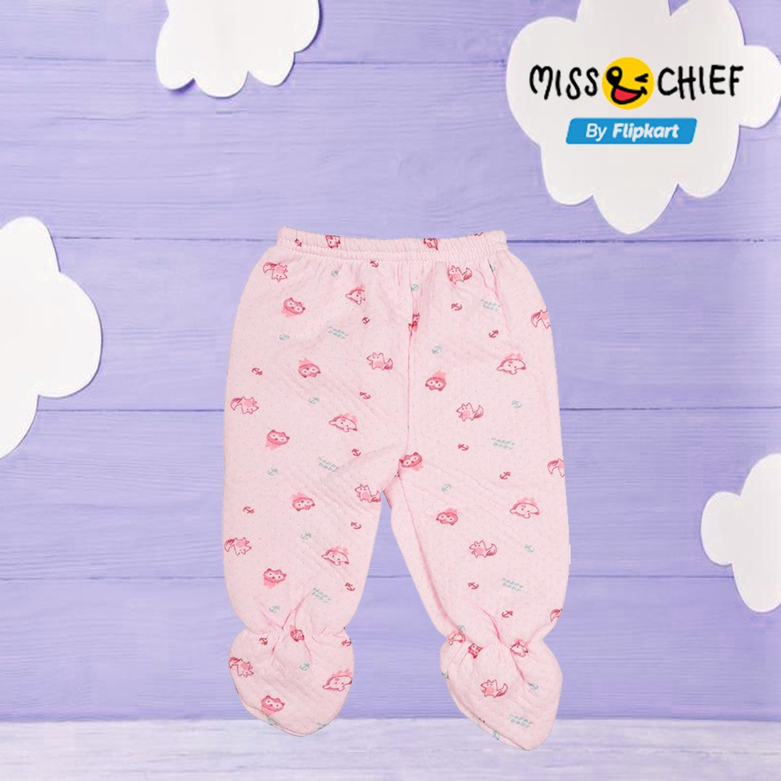 Miss Chief Newborn Baby Winter Wear Dress Suit Set 5 Pcs Pack