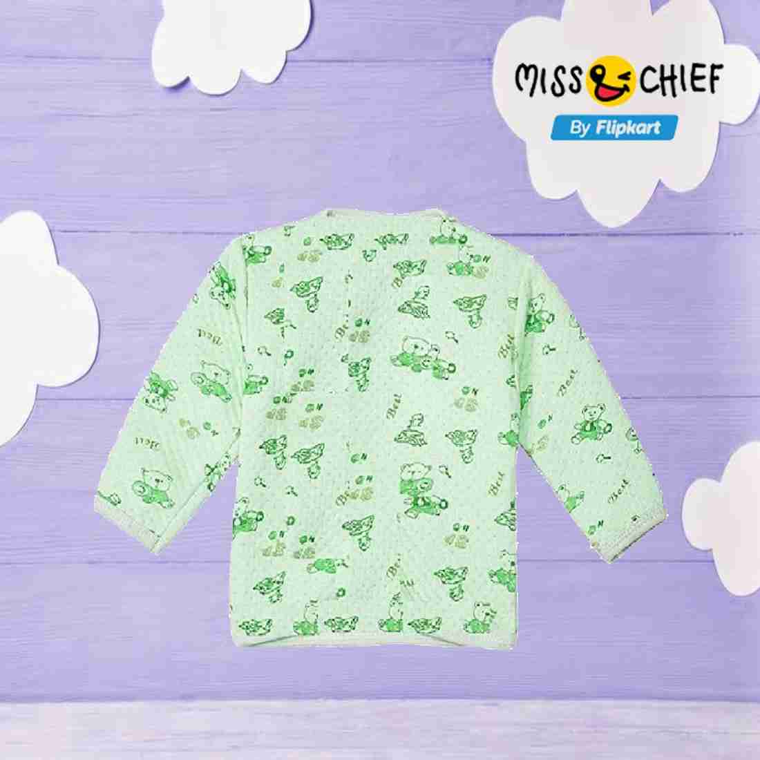 Miss Chief Newborn Baby Winter Wear Dress Suit Set 5 Pcs Pack