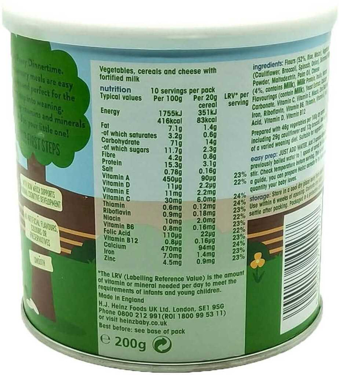 Heinz first steps 2024 creamy banana porridge