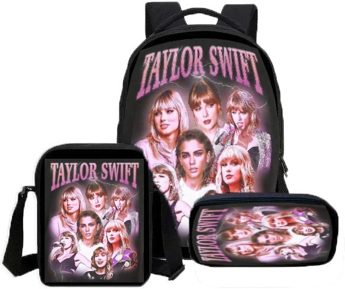 Pinklips Shopping Taylor Swift Theme Laptop Casual School Backpack (COMBO  OF 3-SIZE BAGS) 35 L Laptop Backpack Black - Price in India