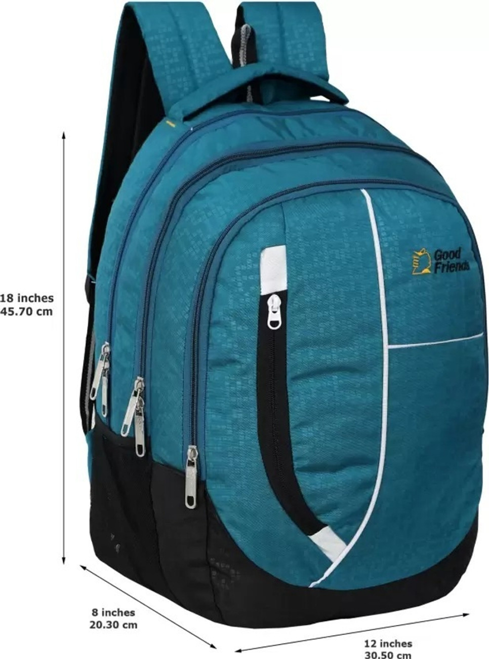 Good Friend School Bag For girls school bags for boys Class 5 10 Large 3 partition 35 L Laptop Backpack sky blue Price in India Flipkart