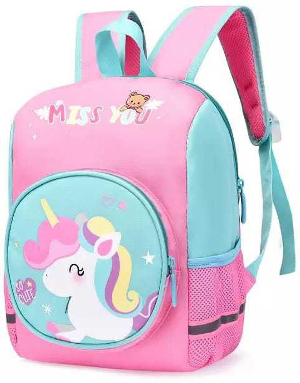 Horses in Pink 15 Inch Backpack