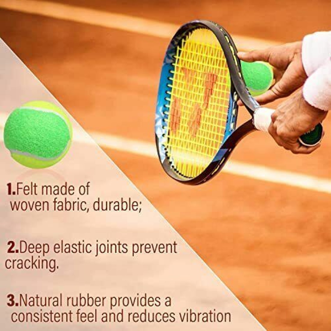 Shoppernation Durable Soft Tennis Ball Cricket Ball Cricket Tennis Ball