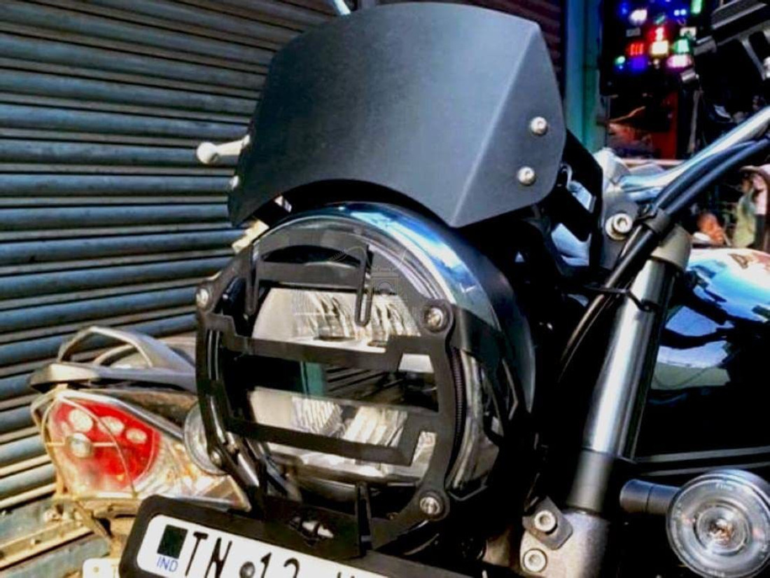 Bajaj avenger headlight visor sales
