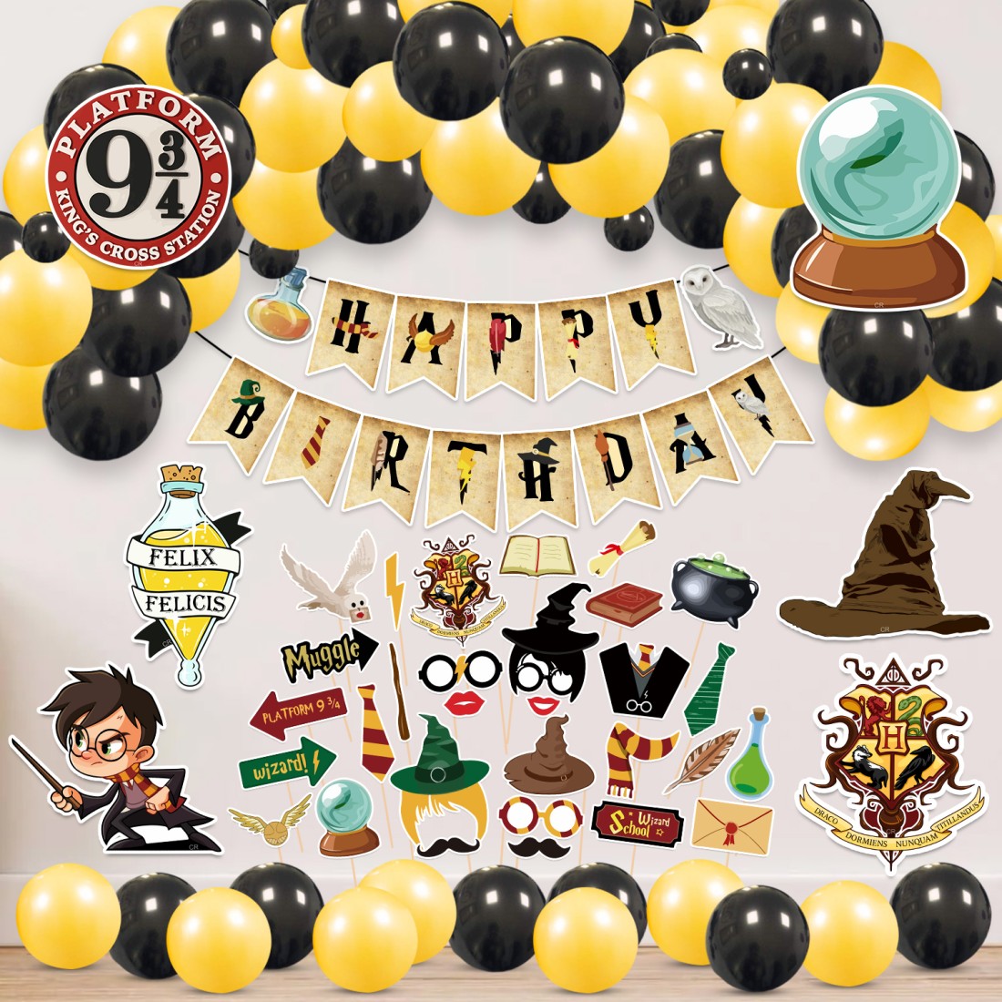 Harry Potter Birthday Kit  Harry Potter Birthday Party Banners