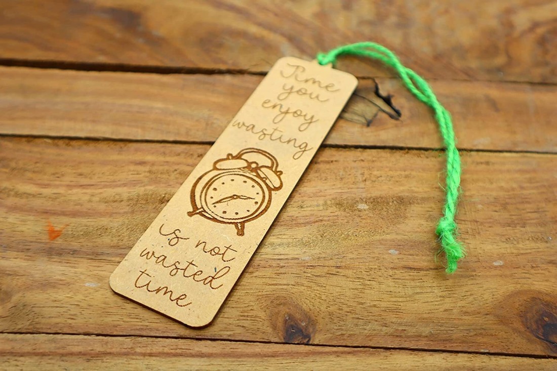 Wood Bookmark, Laser Engraved 