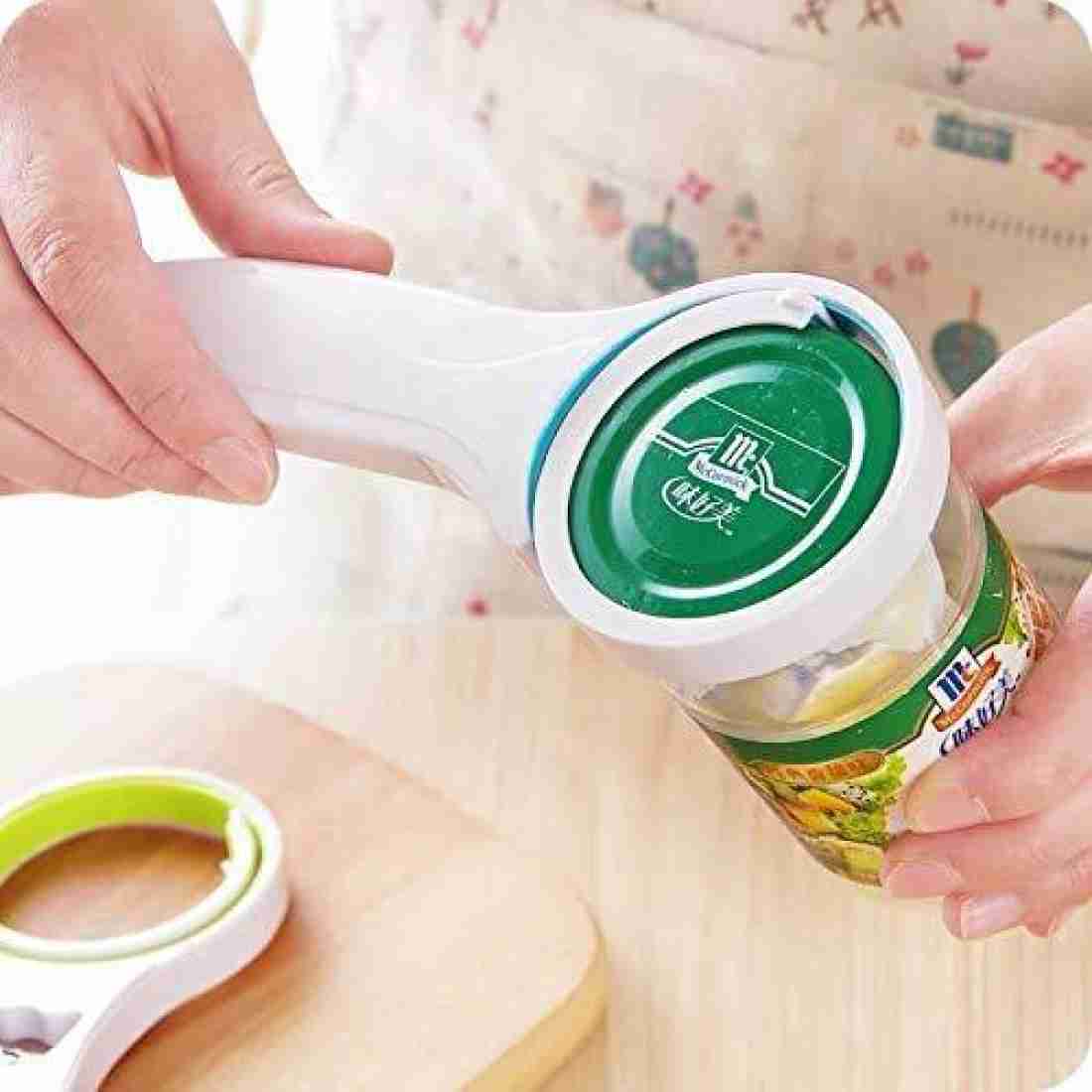 MIANKU Plastic Cane Opener 3 in 1 Bottle Opener,Ring Hook Pulling