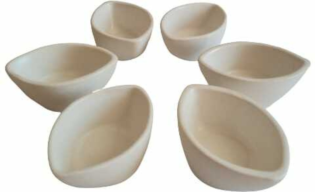 6pcs Handmade Small Ceramic Prep Bowls for Dips, Snack Sauce Cereal  Melamine