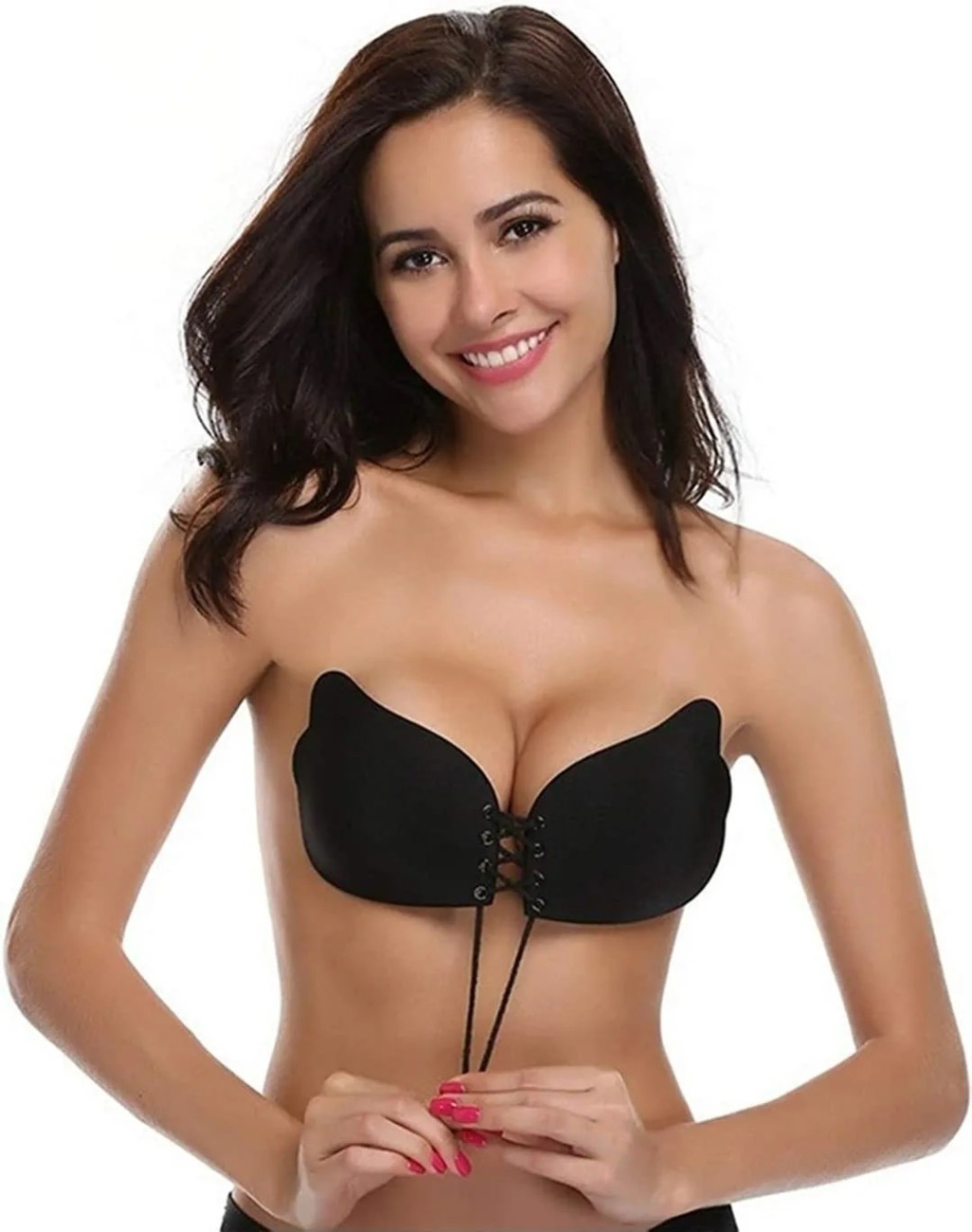 ActrovaX Self Adhesive strapless Bra Nylon, Silicone Peel and Stick Bra Pads  Price in India - Buy ActrovaX Self Adhesive strapless Bra Nylon, Silicone  Peel and Stick Bra Pads online at