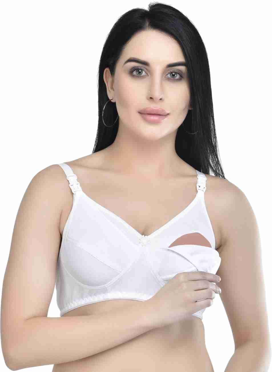 Buy Rajnie Multi Cotton Pack Of 2 Non-Padded Non-Wired Bra Online at Low  Prices in India 